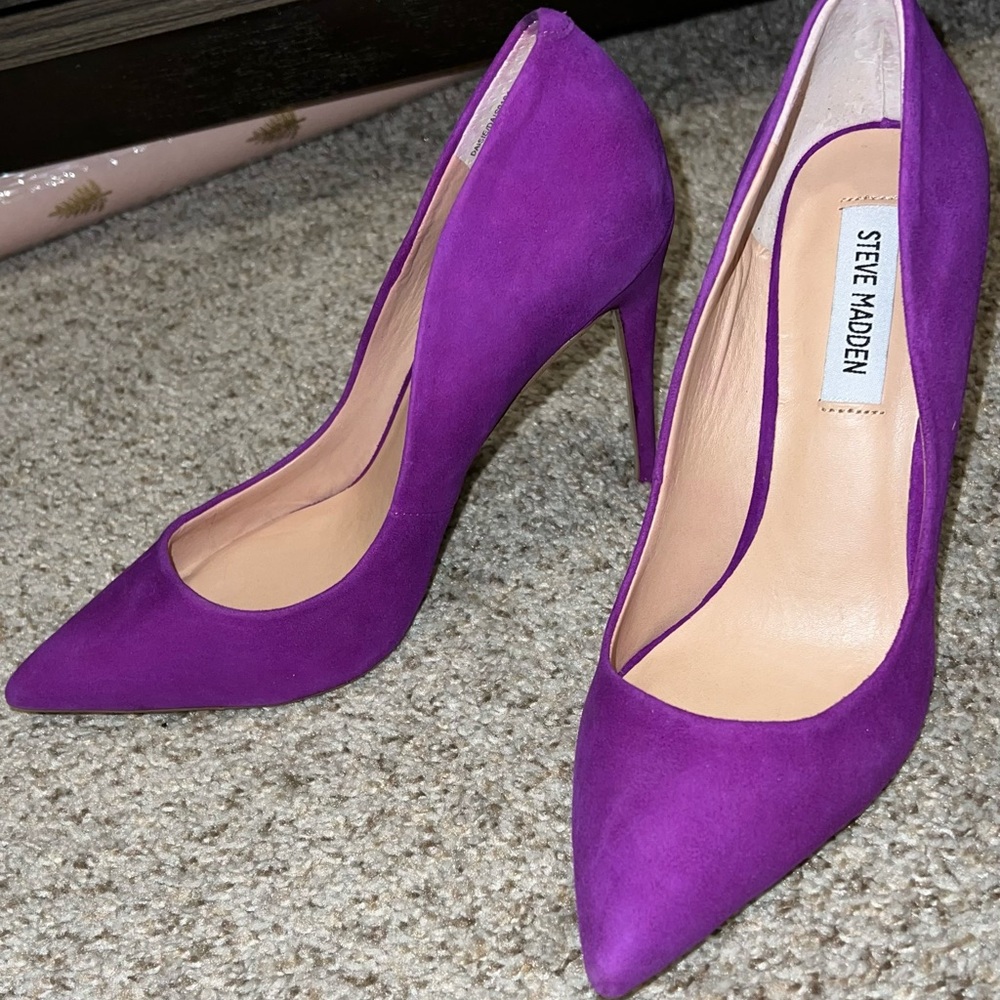 Purple Steve Madden (Daisie) Heels | Size 8